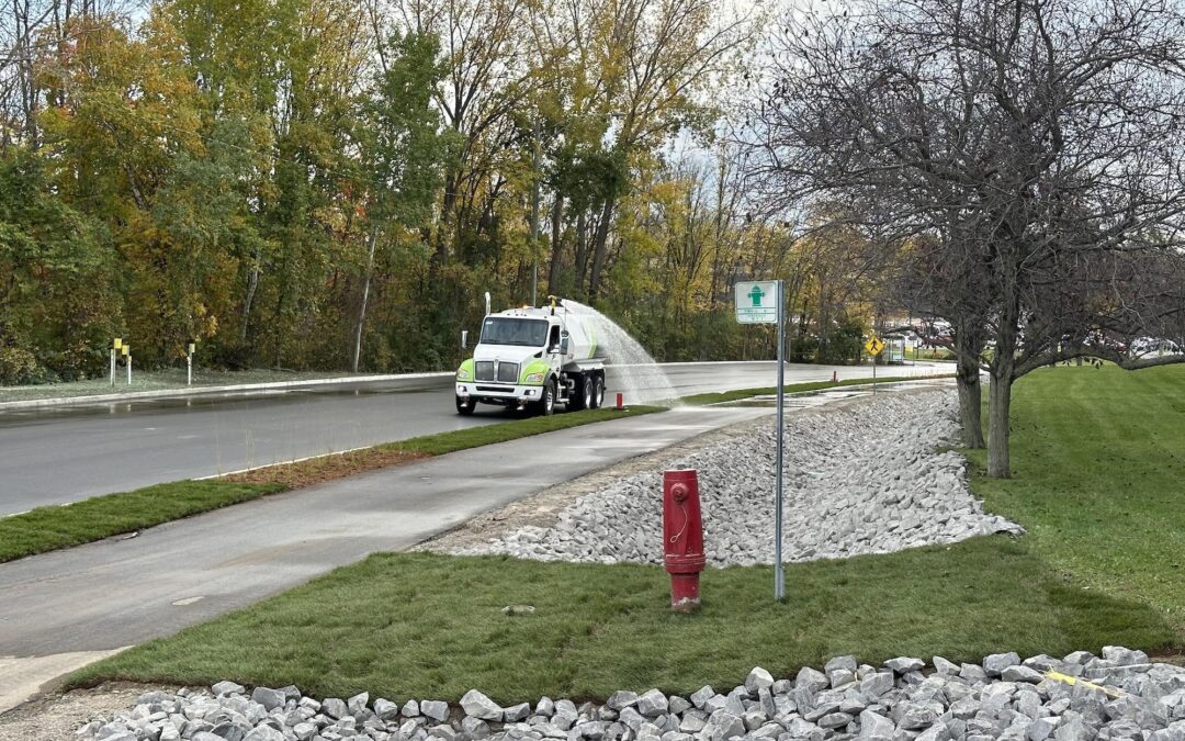 arrosage par camion-citerne rive-nord