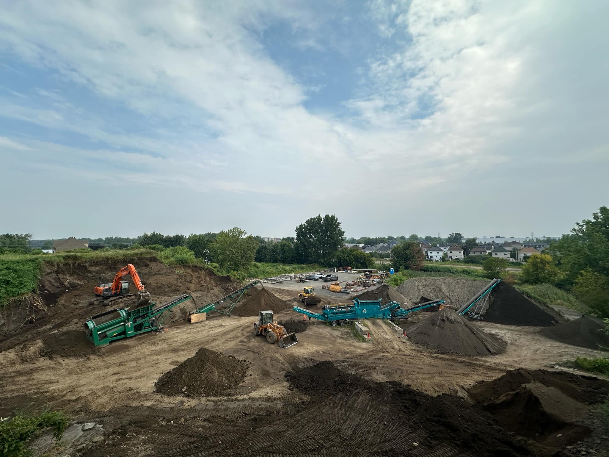 Top soil tamise en vrac